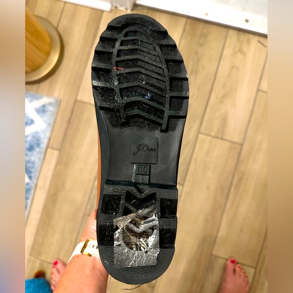 Brand new JCrew Camel Rain Boots - Size 10 - Picture 3 of 3